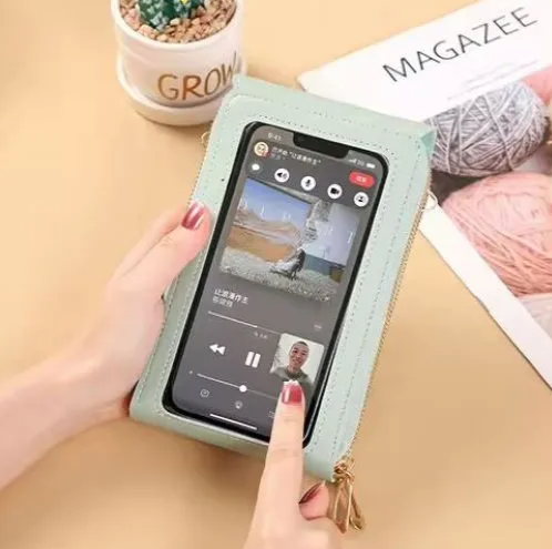 BOLSO DE LUJO PORTA CELULAR MULTIFUNCIONA