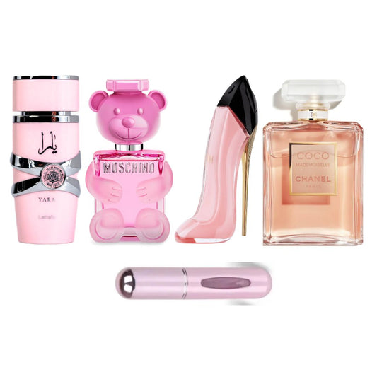 PERFUME YARA+BLUSH+TOYBUBBLE+COCO+PERFUMERO