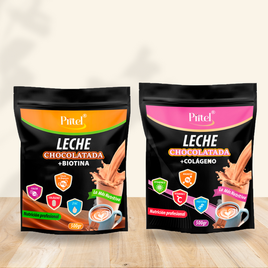 LECHE CHOCOLATADA CON COLAGENO Y BIOTINA