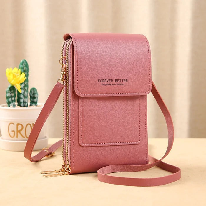 BOLSO DE LUJO PORTA CELULAR MULTIFUNCIONA