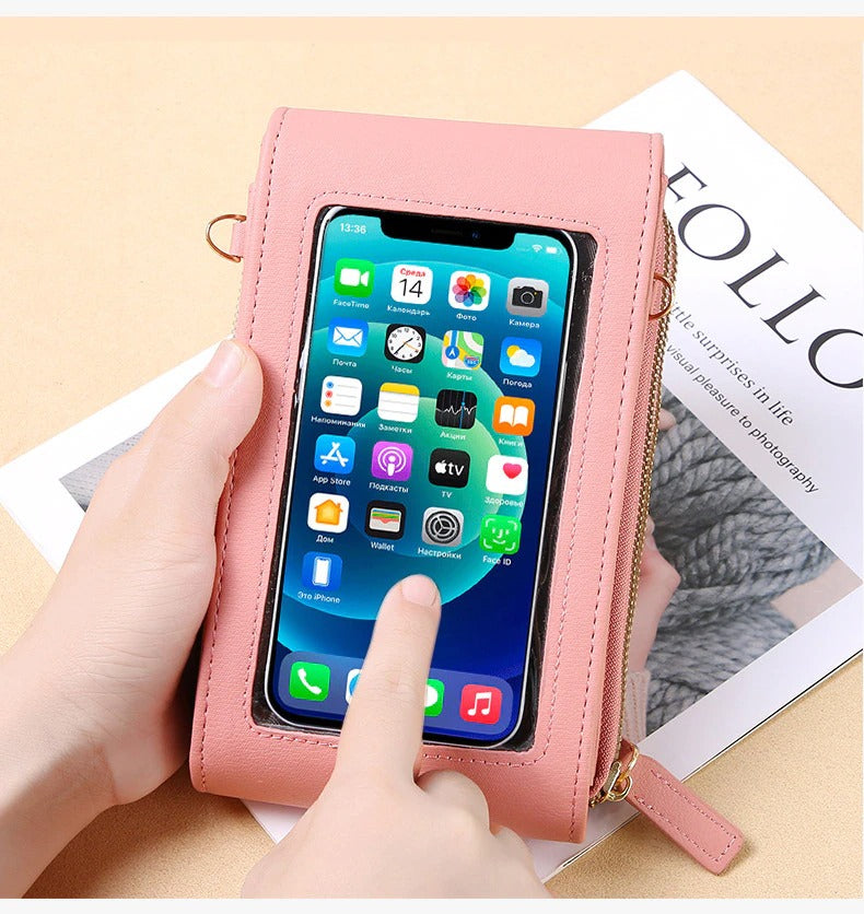 BOLSO DE LUJO PORTA CELULAR MULTIFUNCIONA