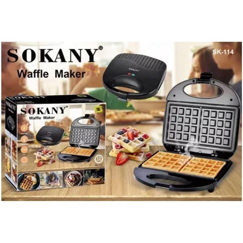 Wafflera Eléctrica Sokany