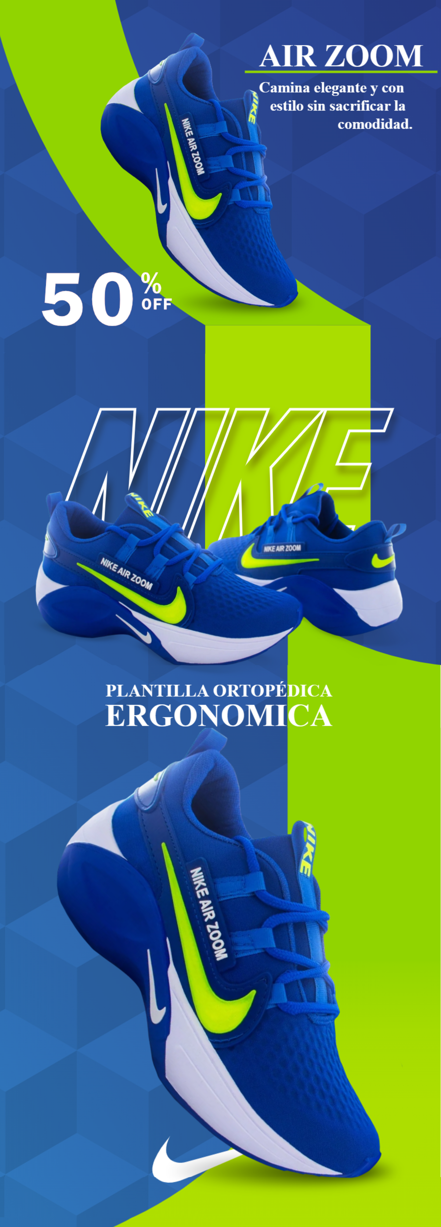 TENIS DE ALTA CALIDAD NIKE AIR ZOOM  - 👟 "Ligereza y rendimiento que te impulsan"🔥