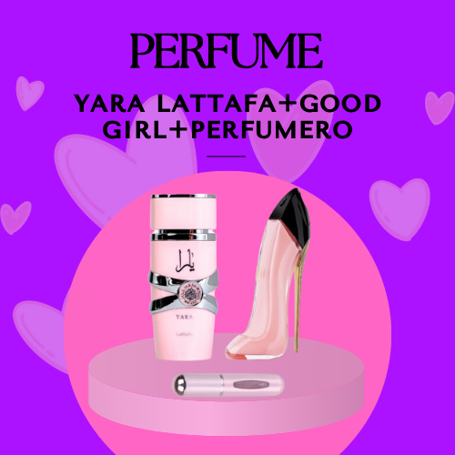PERFUMES YARA+GOODGIRLBLUSH + PERFUMERO